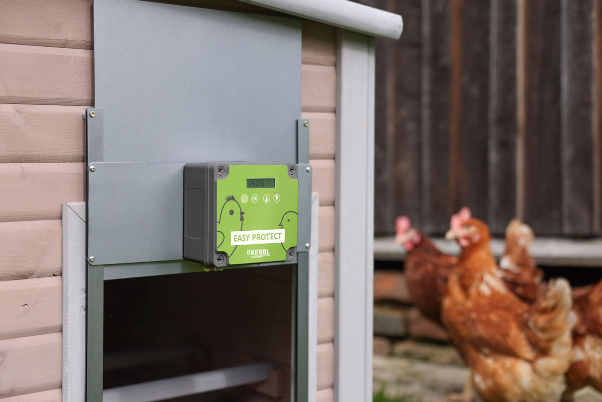 Kerbl automatische Hühnertür Easy Protect Steuerung mit Tür - 70590