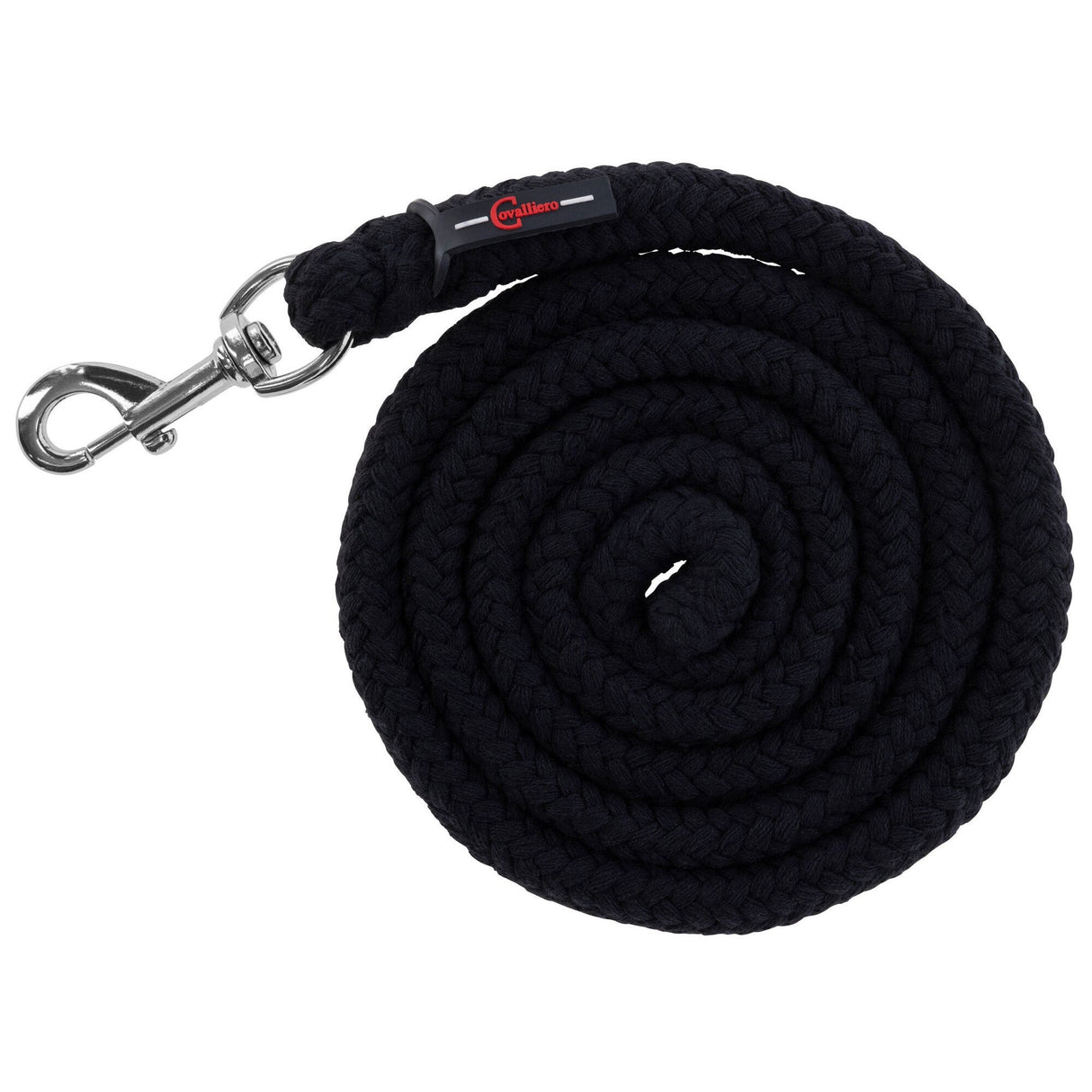 Kerbl Führstrick Doria, black mit Karabinerhaken - 3228211