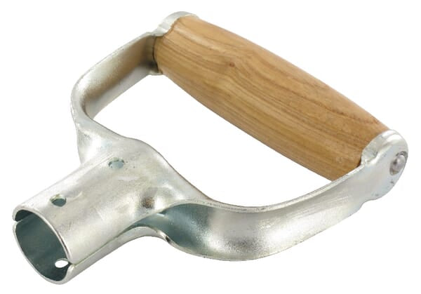 KRAMP D-Griff Metall Handfläche Holz 214100MB