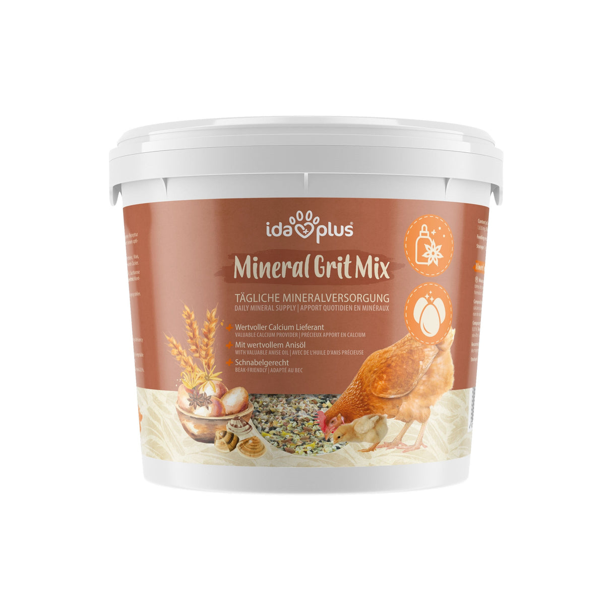 Ida Plus Mineral Grit Mix 5 kg Ergänzungsfuttermittel für Geflügel - 73190