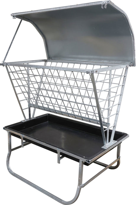 Kerbl Futterraufe klein f. Schafe mit Dach - 291347