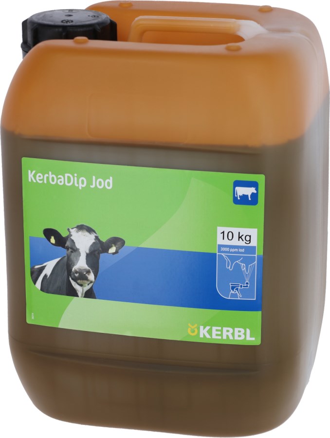 Kerbl KerbaDip Jod, 10kg Zitzendippmittel Euterhygiene - 15518