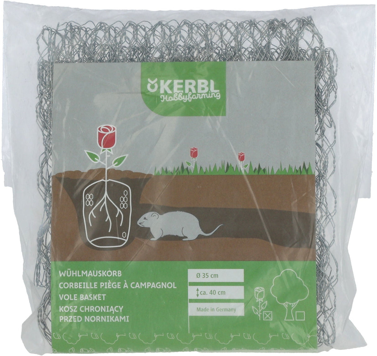 Kerbl Wühlmauskorb, klein, 35cm 291171