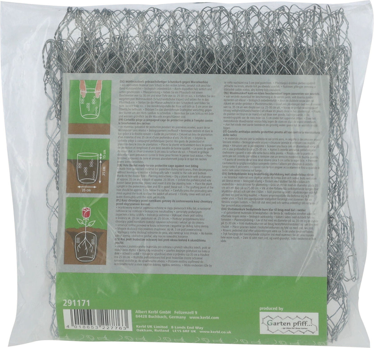 Kerbl Wühlmauskorb, klein, 35cm 291171