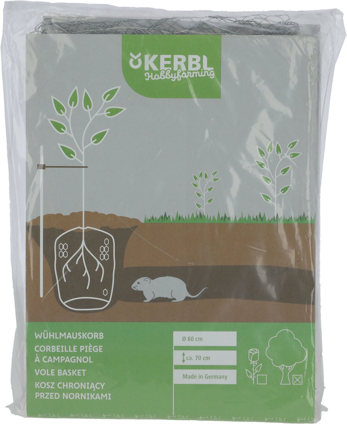 Kerbl Wühlmauskorb, groß, 60cm 291172