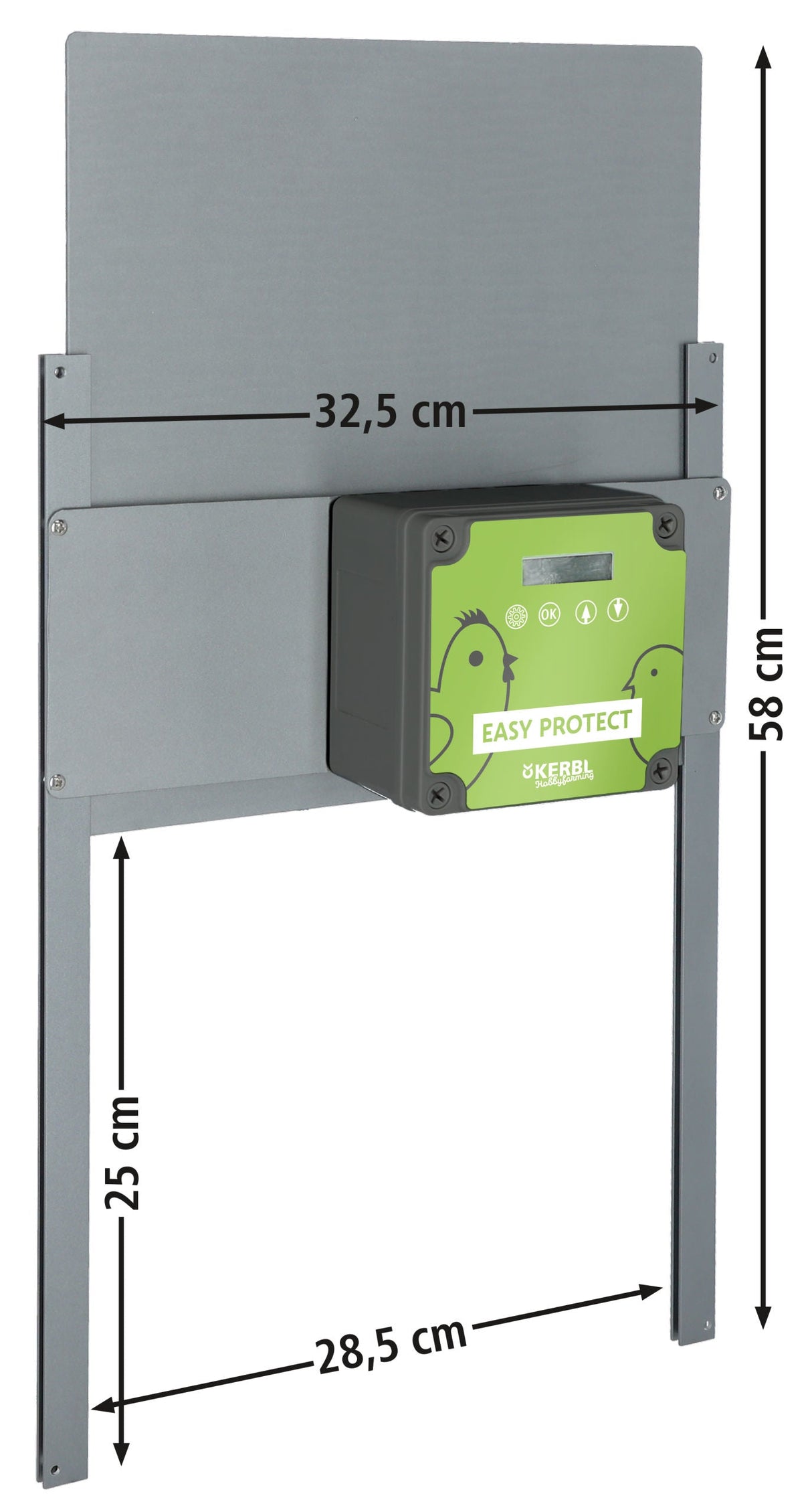 Kerbl automatische Hühnertür Easy Protect Steuerung mit Tür - 70590
