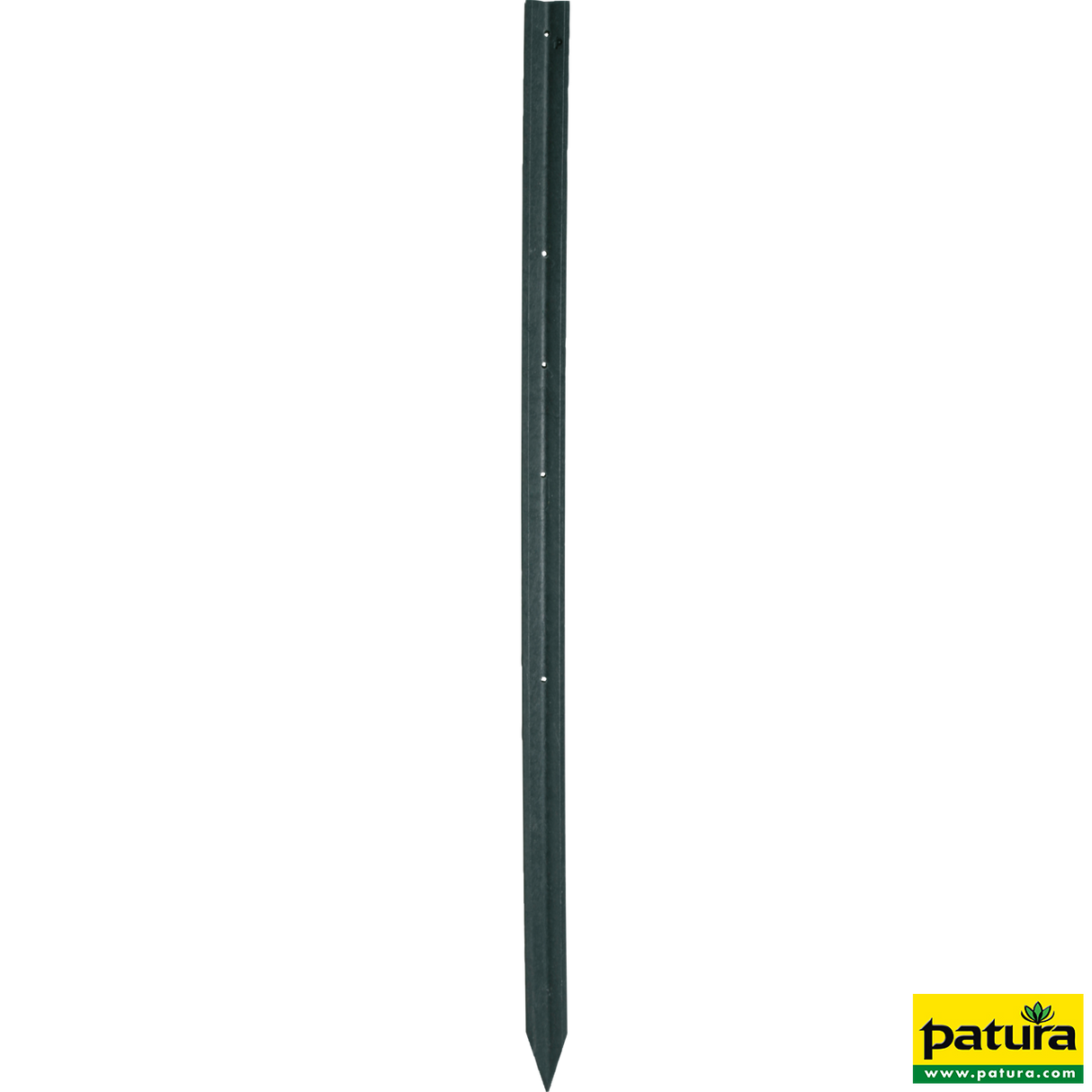Patura - Kunststoff-Pfosten 1,85 m Kreuzprofil, gespitzt (Palette) - 218565
