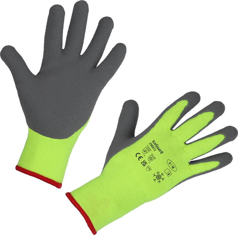 Keron Winterhandschuh IceGuard Strickhs. Latex, neon gelb - 298071