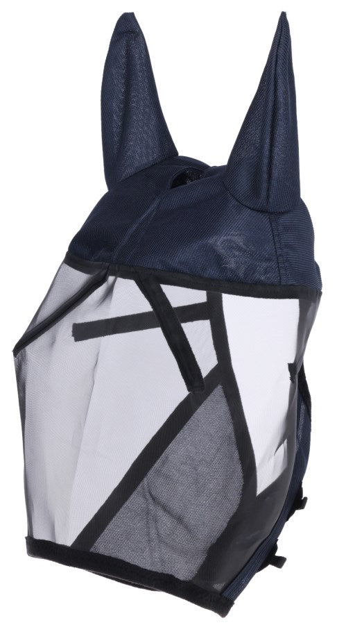 Covalliero Fliegenschutzmaske SuperFly navy incl. Ohrenschutz, Full - 3230234