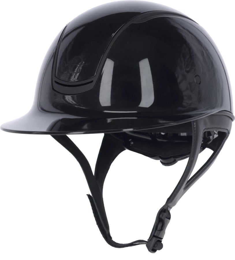 Covalliero Reithelm Eclipse Polo, lackschwarz, 56-58 cm - 3230160