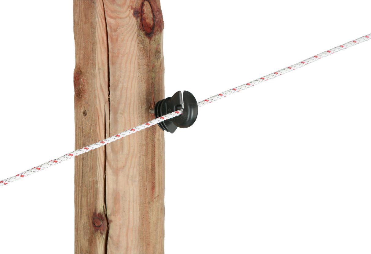 AKO Weidezaun TopLine Plus gefl. Seil, 5,5mm, 400m, weiß/rot 9x 0,28 mm TriCond - 449540