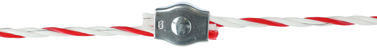 AKO Weidezaun Einzel-Verbinder f. Litze/Seil bis 6mm, verzinkt - 442354
