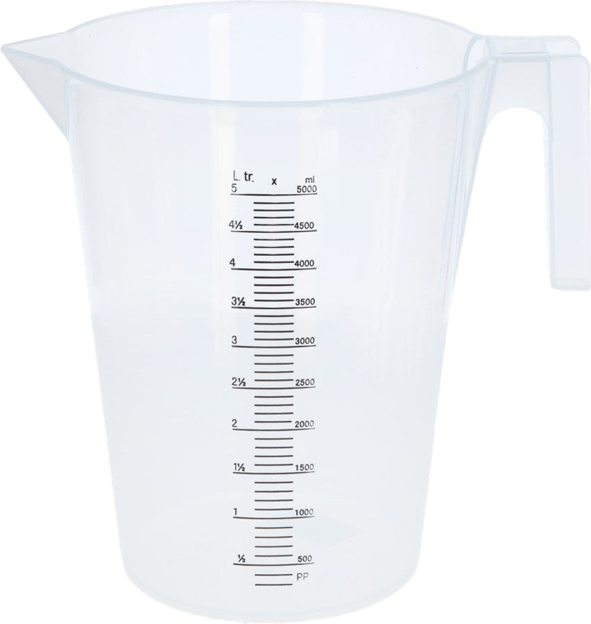 Kerbl Messbecher 5 L Kunststoff mit Skala, stapelbar mit Skala, stapelbar - 291182