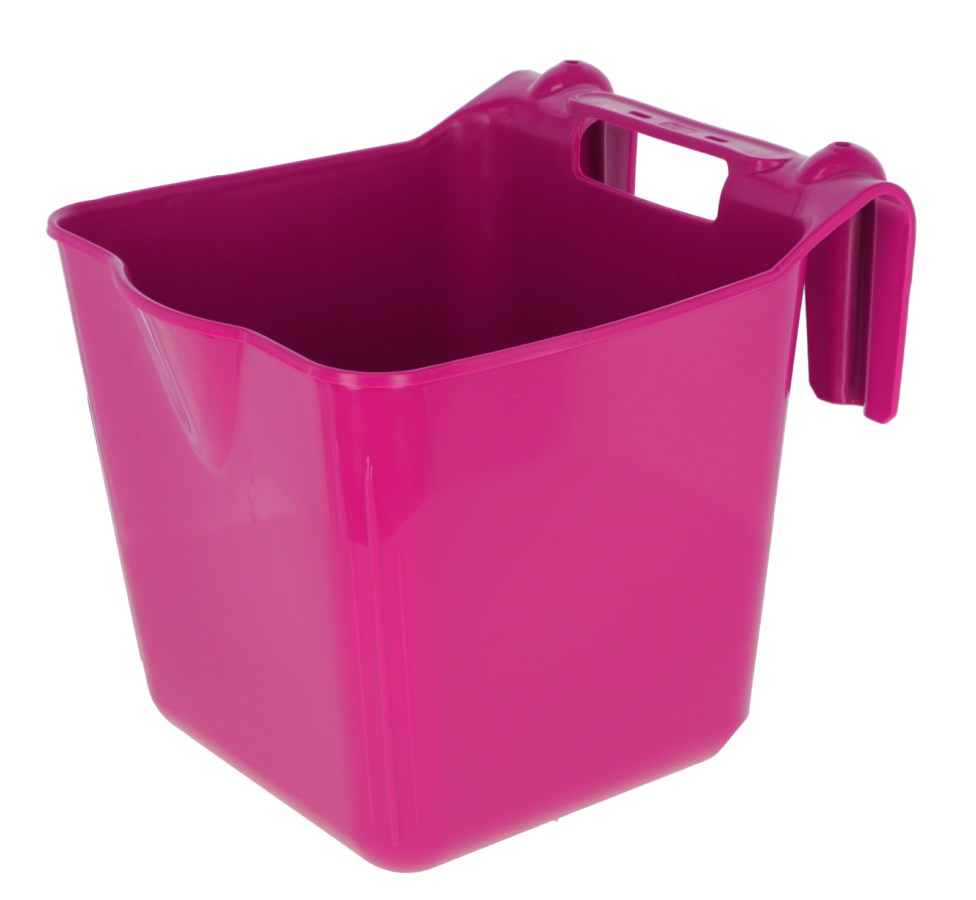 Kerbl Futtertrog zum Einhängen, pink HangOn, ca. 13ltr HangOn, ca. 13 L - 3211695