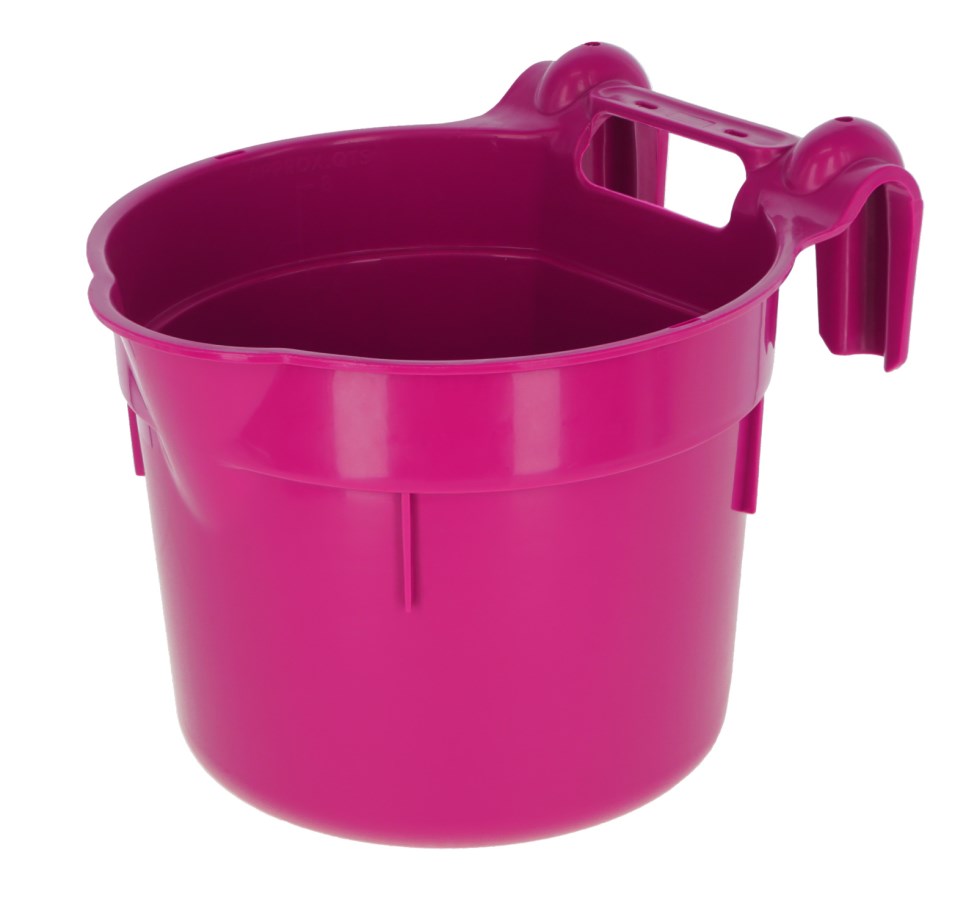 Kerbl Futtertrog zum Einhängen, pink HangOn, ca. 8 ltr. HangOn, ca. 8 L - 3211697