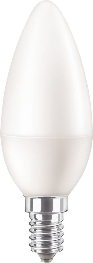 Philips CorePro LEDcandle 7-60W 827 E14 B38 matt CorePro matt, 806lm, 2700K, Kerzenform - 345968