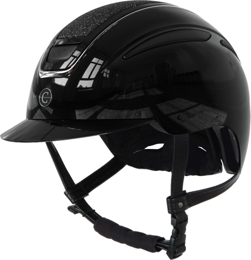 Covalliero Reithelm Elite, lackschwarz, L 59-61 cm - 3230165