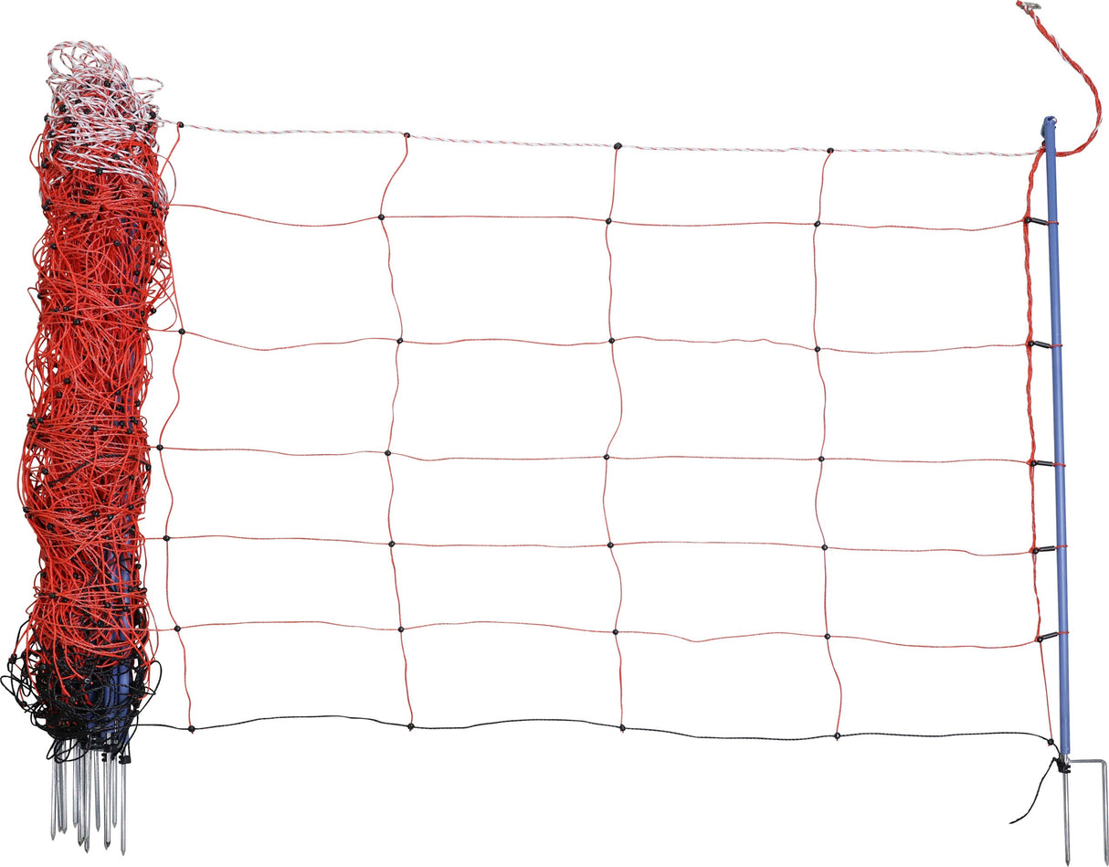 AKO Weidezaun OviNet Premium, 50m, orange, 90cm, DS, 30 cm Maschen - 27852