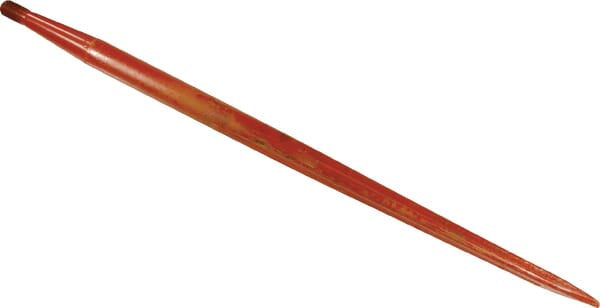 Strautmann Laderzinken, gerade, Sternprofil 45x1020mm, spitze Spitze mit Mutter M27x1,5mm, rot - 1 Stück - 23501500ET
