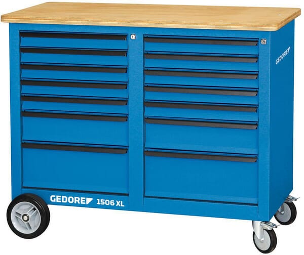 KRAMP Rollwerkbank m. 14 Schubladen GW1506XL2511