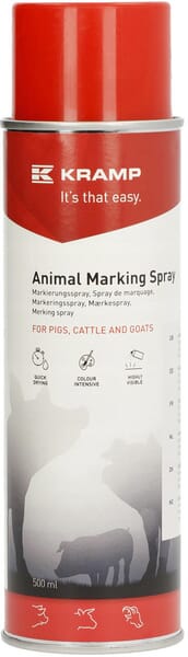 KRAMP Tiermarkierungsspray rot 500ml 303004KR