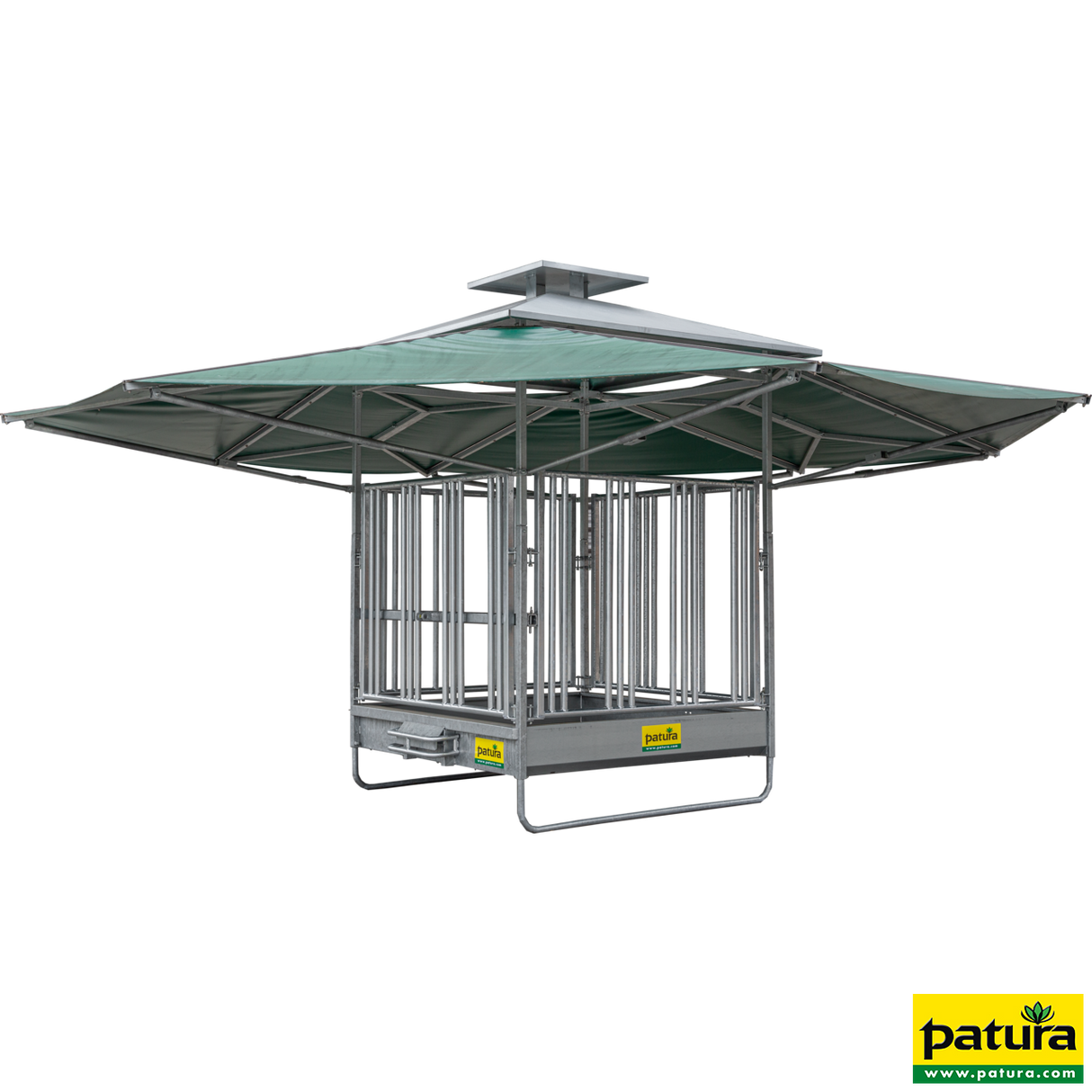 Patura - Klima-Raufe mit Sicherheits-Pferdefress- gitter - 30353411