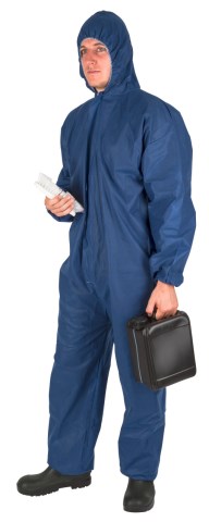 Kerbl Polypropylen Einweg Overall, blau Gr. XXL 3434