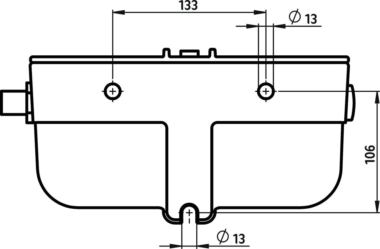 Kerbl Schwimmertränke, 3-Liter, emailliert,schwarz m. Ablaufst 22195
