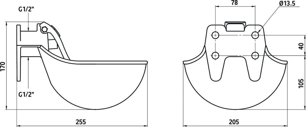 Kerbl Tränkebecken G16 emailliert 221600