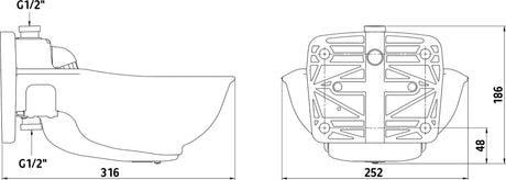 Kerbl Kunststofftränkebecken heizbar Mod. HP20-230 222040