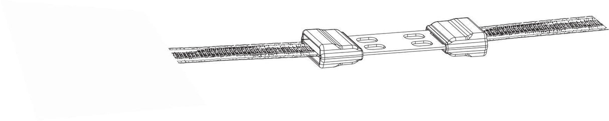 Kerbl Litzclip Bandverbinder 12,5mm Edelstahl, 5 Stück 1 Blister 442000/056