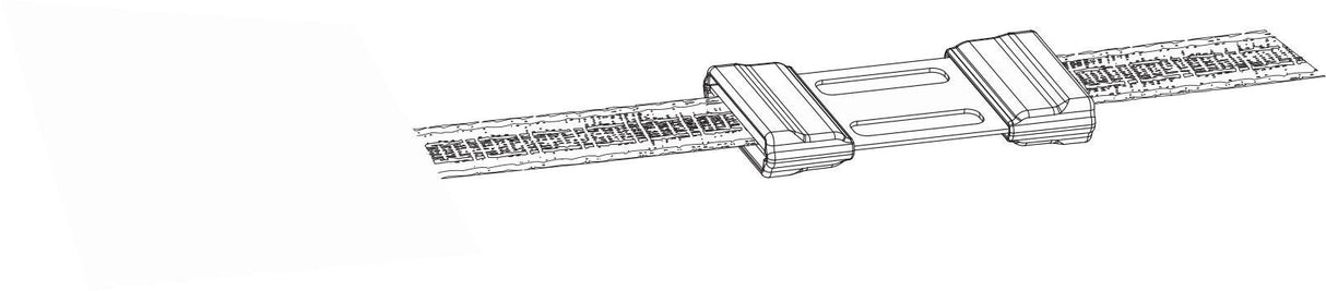 Kerbl Litzclip Bandverbinder 20mm Edelstahl, 5 Stück 1 Blister 442001/056