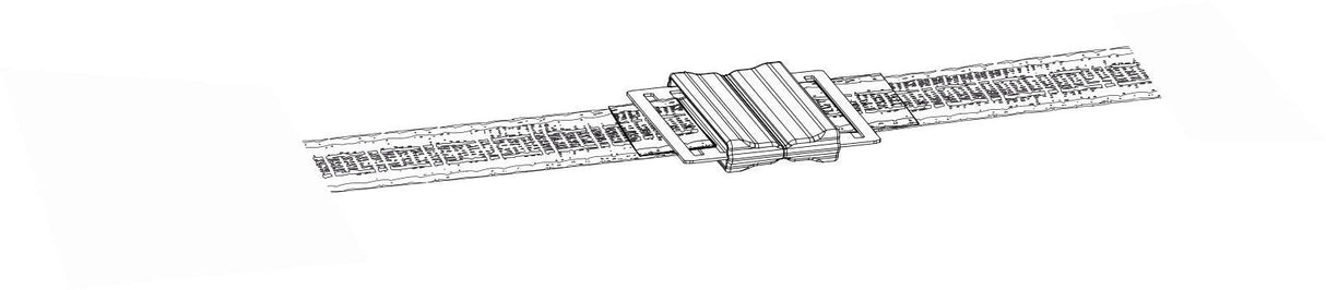 Kerbl Litzclip Bandverbinder 40mm Edelstahl, 5 Stück 1 Blister 442002/056