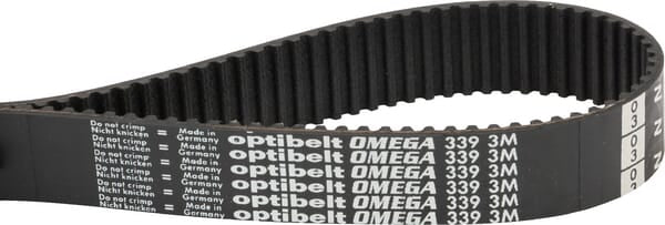 Omega timing belt