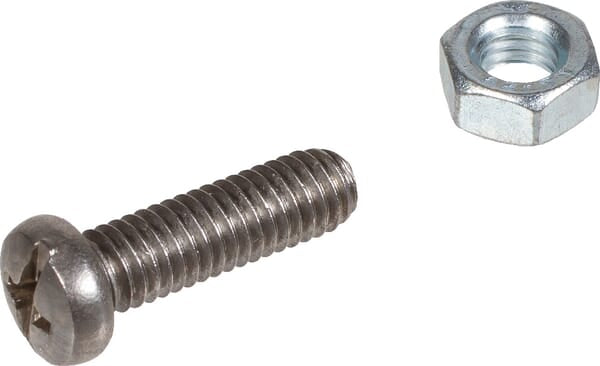 Arag Schraube+Mutter V2A f. Düsenhalter 400101 - 25 Stück