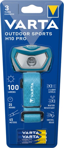 KRAMP Kopfleuchte für Outdoor-Sport, H10 VT16650