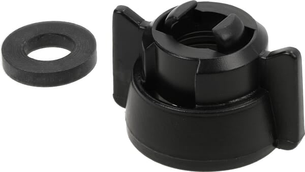 Arag Düsenkappe Uni-Cap schwarz - 25 Stück 40299001P025