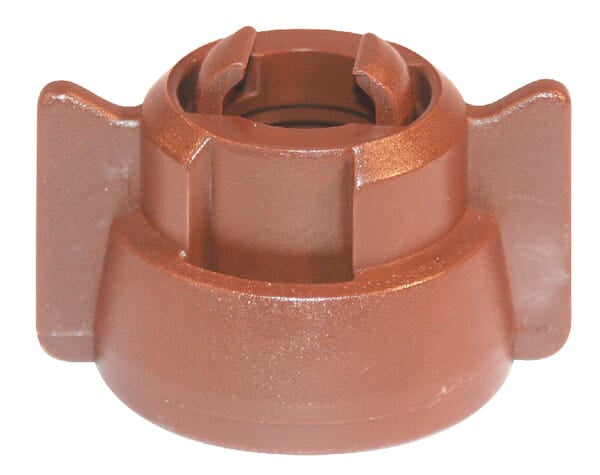 Arag Düsenkappe Uni-Cap braun - 25 Stück 40299007P025