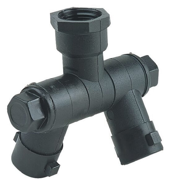 Arag Düsenhalter doppelt drehbar 3/8"F. 404182