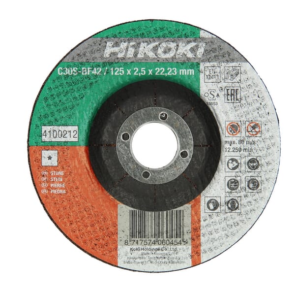 Cutting disc stone 125x3.0 DPC