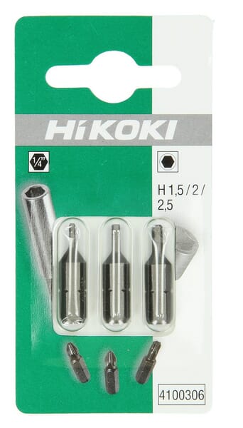 KRAMP Sechskantbits 1,5 / 2 / 2,5 -25mm (3x) 4100306