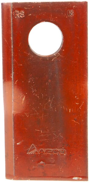Mower blade right 100x47x4 mm, bore Ø 18.50 mm, suitable for Lely - 25 pieces
