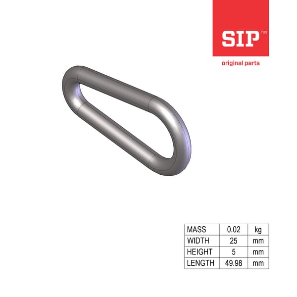 SIP.SI Sicherungsverscluss, 5x50 mm 413031190