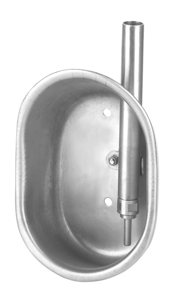 Kerbl Tränkebecken Edelstahl für Ferkel, 15 x 21 x 9 cm 222620