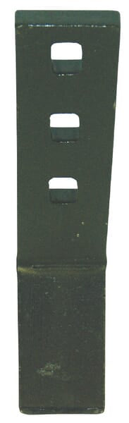 Cultivator tip 245x45x10mm, curved, 3 holes, suitable for Väderstad