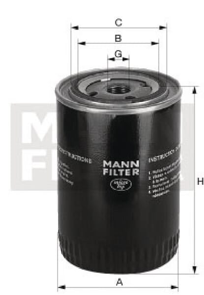KRAMP Ölfilter M+H W112610