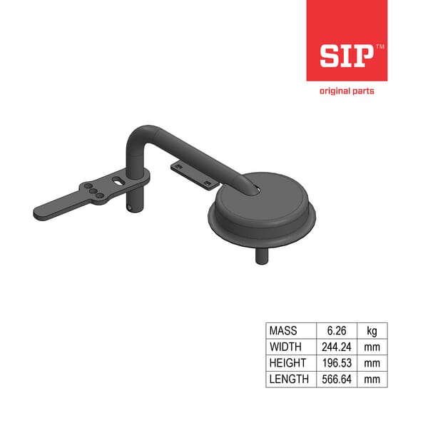 SIP.SI Achse 1, geschweißt 429031530B