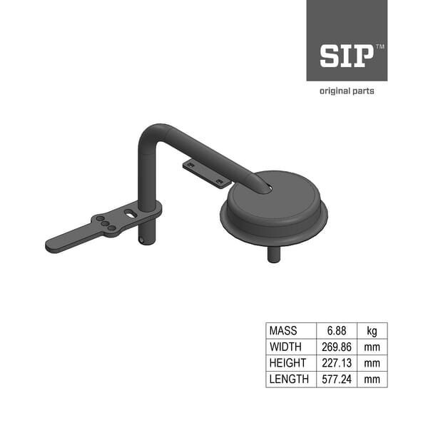 SIP.SI Achse 5, geschweißt 429031550B
