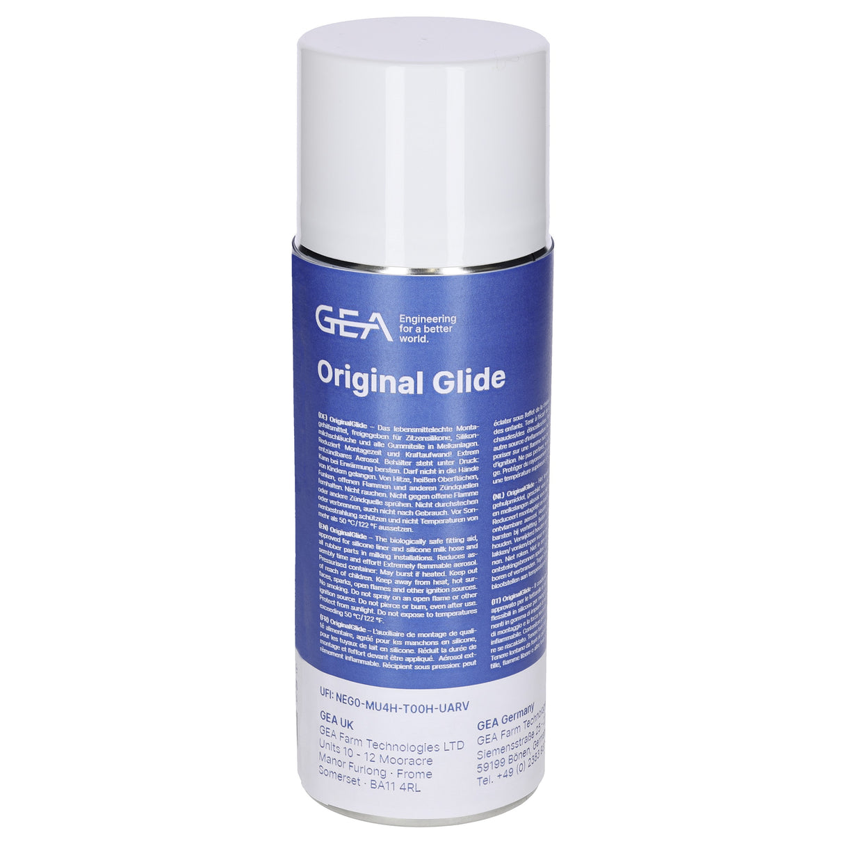 GEA Original Glide Silikonspray & Gummipflege Sprühdose 400 ml - 7315-2394-000 (291207-GEA / 73152394000)