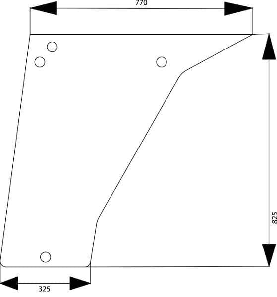 KRAMP Türscheibe unten 4364140N